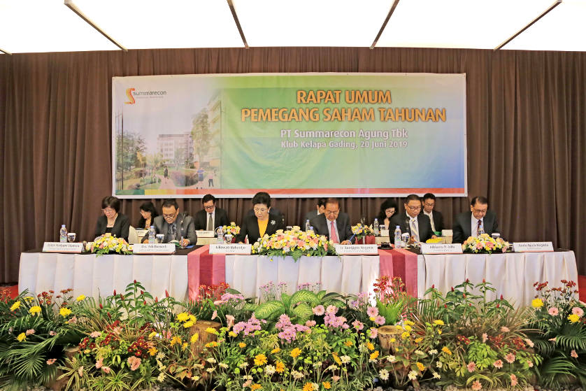 The Annual General Meeting of Shareholders PT Summarecon Agung Tbk., 2019