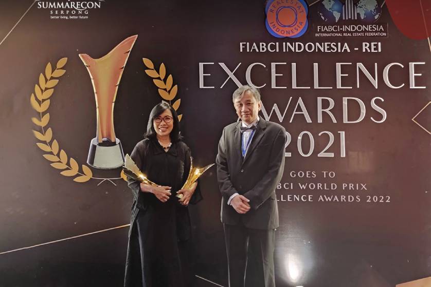 Summarecon Serpong Records Achievement of Winning Gold Cup in FIABCI Indonesia- REI Excellent Awards 2021