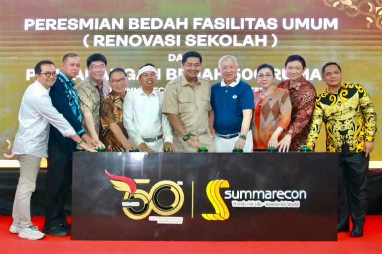 Summarecon Inaugurates Public Facility Renovation And Launches Program To Renovate 500 Homes Ahead of 50th Anniversary