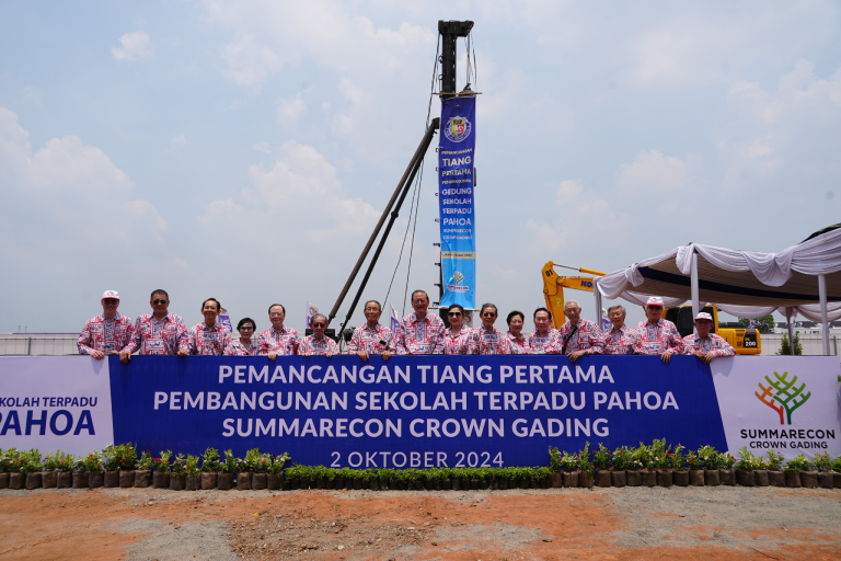 Summarecon Crown Gading and PAHOA Officially Commence Construction of a World-Class International School