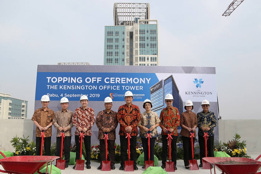 Topping Off Ceremony, The Kensington Office Tower